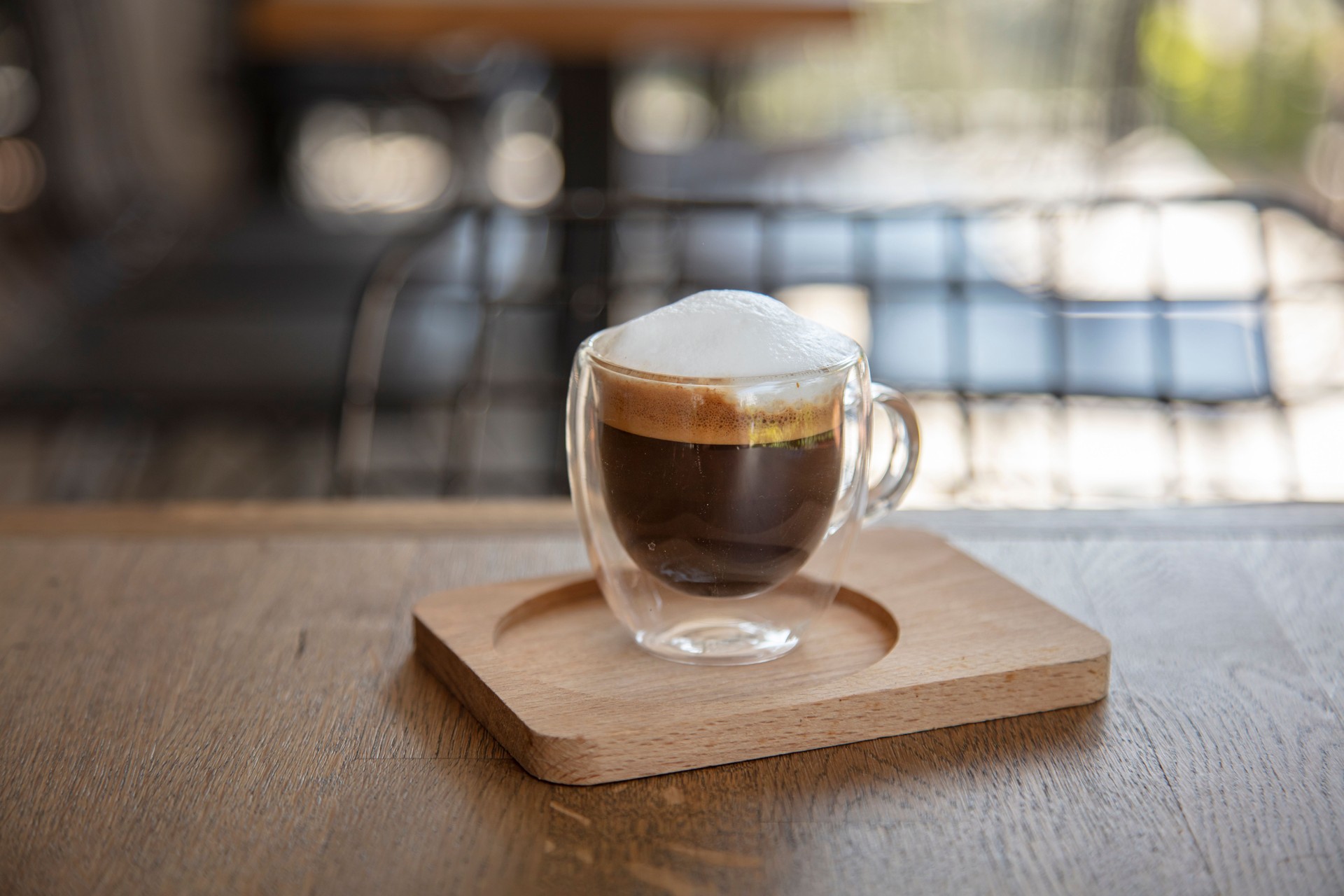 hot macchiato coffee - 8 oz